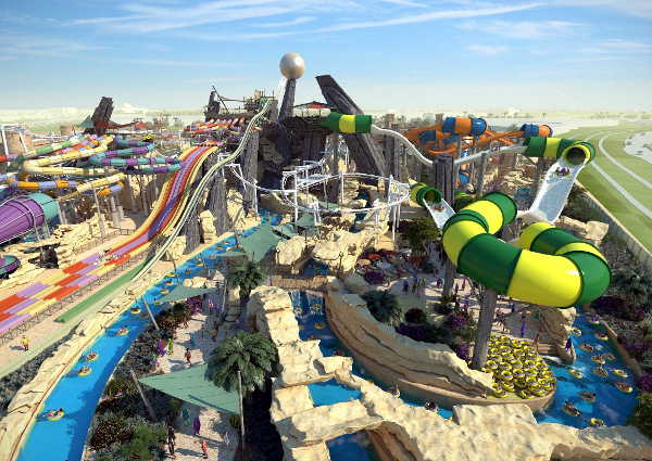 Die Yas Waterworld in Abu Dhabi